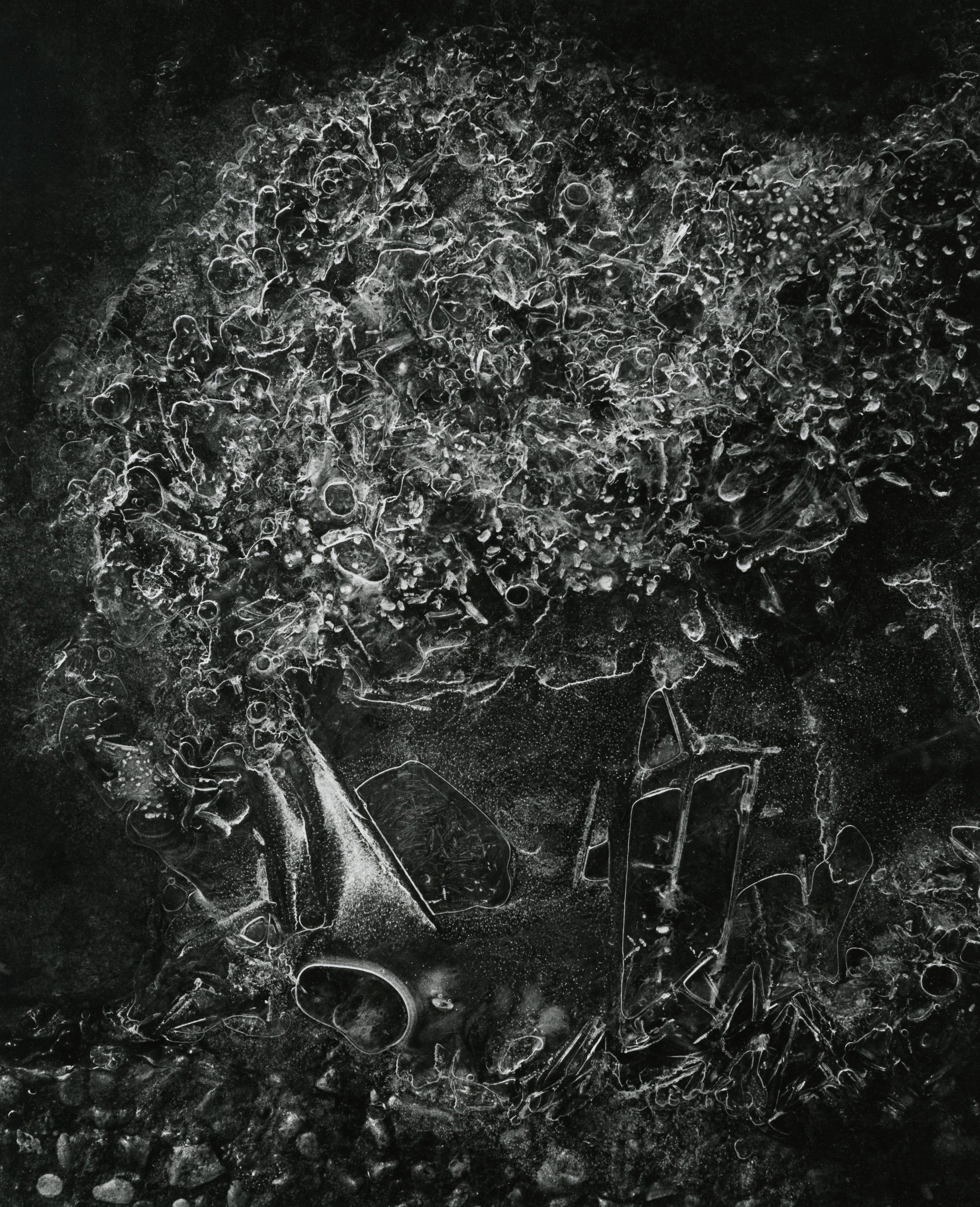 Jachna, "Head" form in ice, Chicago, 1964