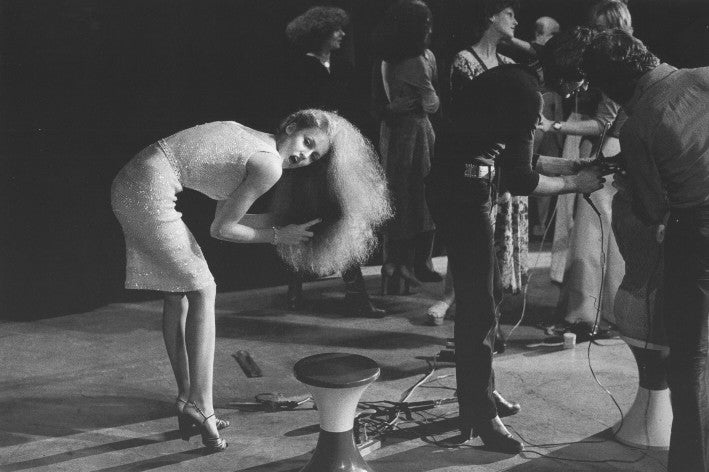 Diepraam, A Very Young Jerry Hall, Paris, 1974
