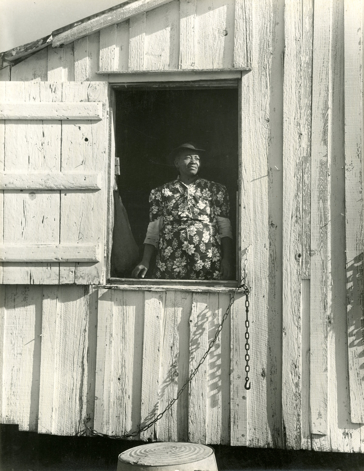 Laughlin, Black and White (LA Bayou Cabin), 1941