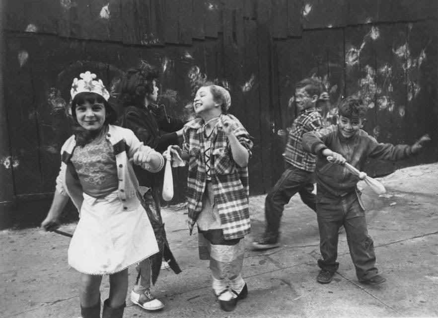 Newman, Untitled, New York (children with flour socks), 1953