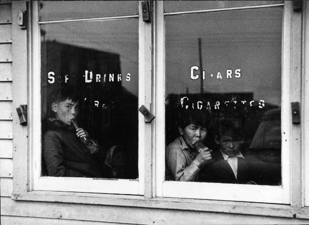 Newman, Untitled (Alaska, children in window), 1954