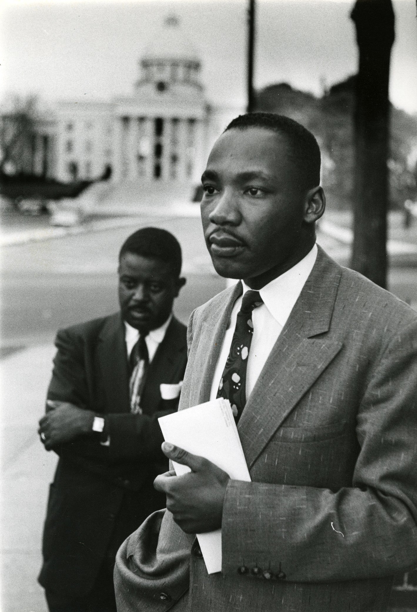 Weiner, Bus Boycott, Montgomery Alabama, Martin Luther King, Jr. and Reverand Ralph Abernathy, 1956