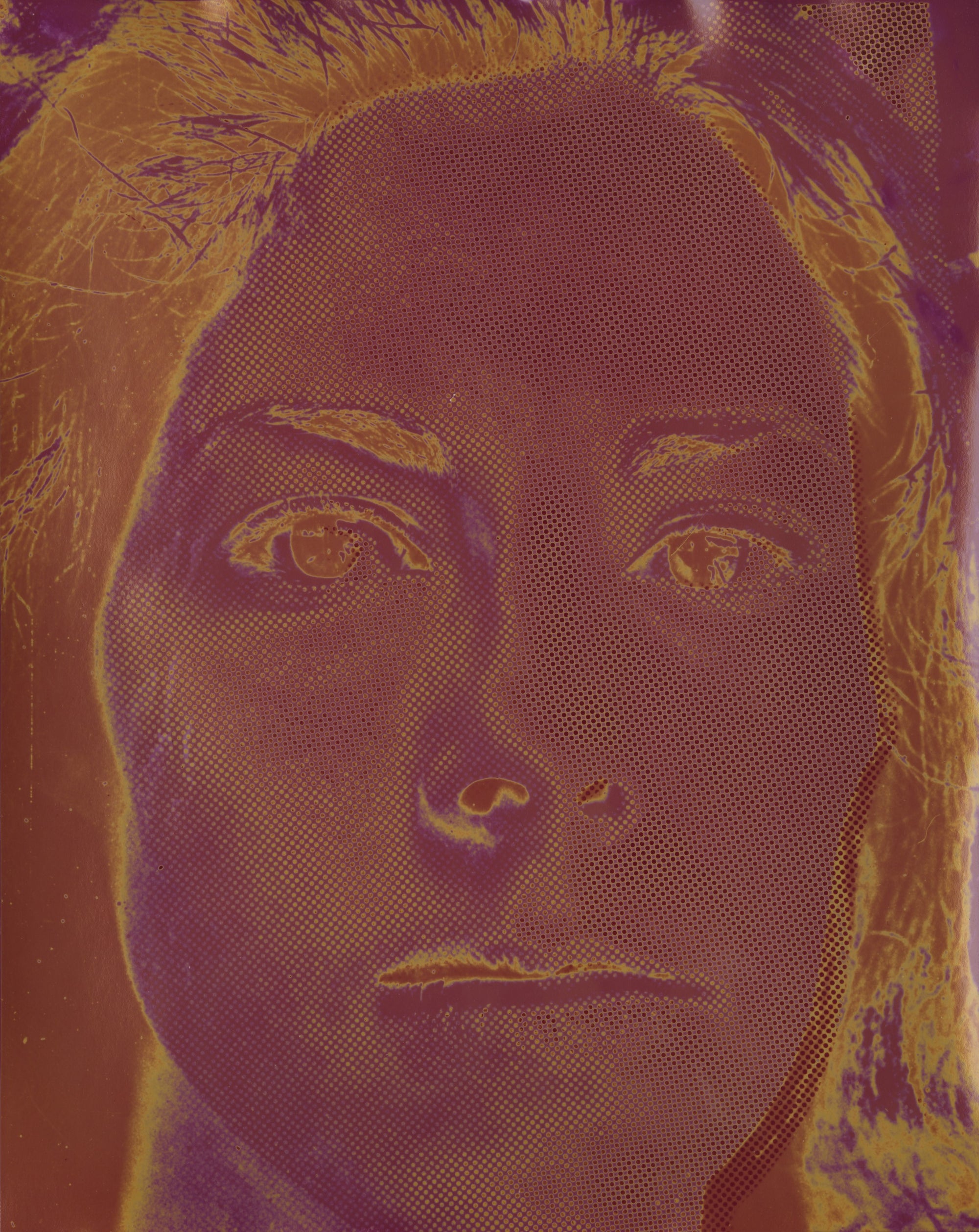 Blondeau, Untitled (woman's face), 1967