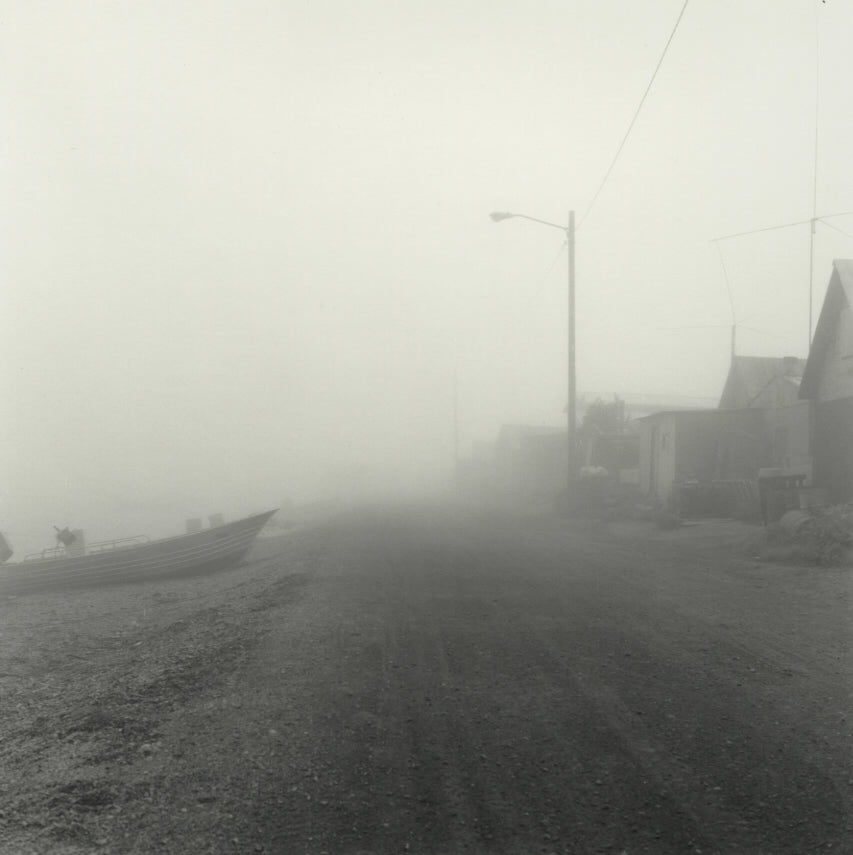 Witmer, Fog, Front Street Kotzebue, June 1989