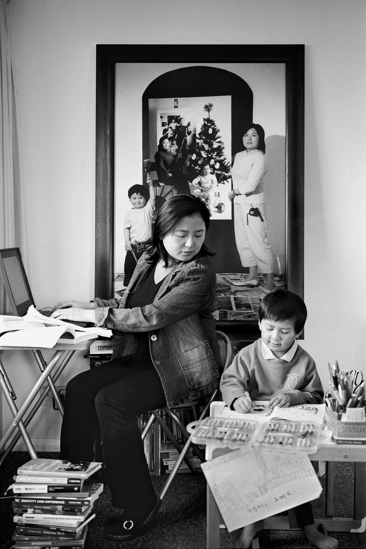 Wang, The Mother as a Creator No. 6: Working hard, 2006
