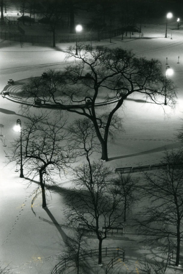 Kertesz, Washington Square at Night, 1954