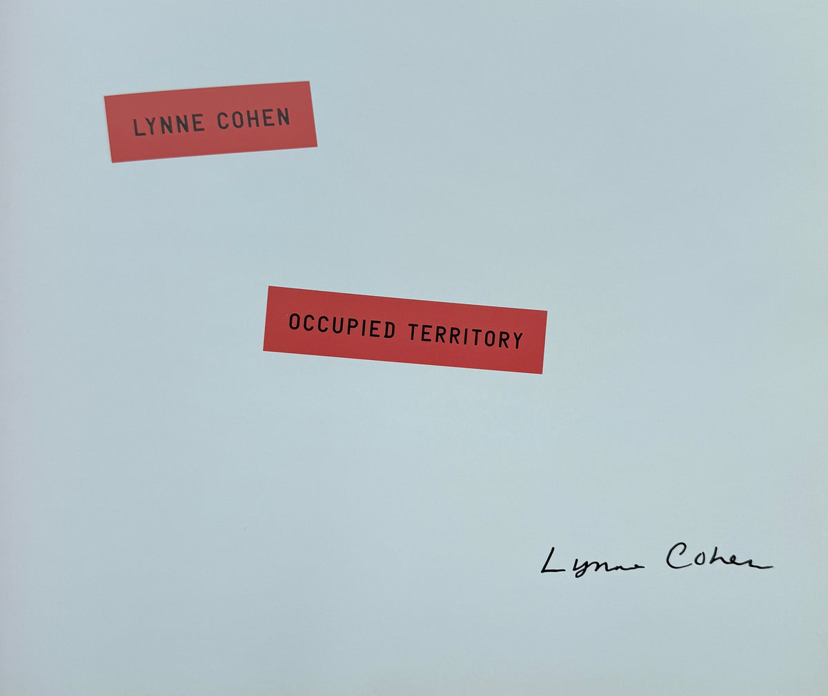 Cohen, Occupied Territory