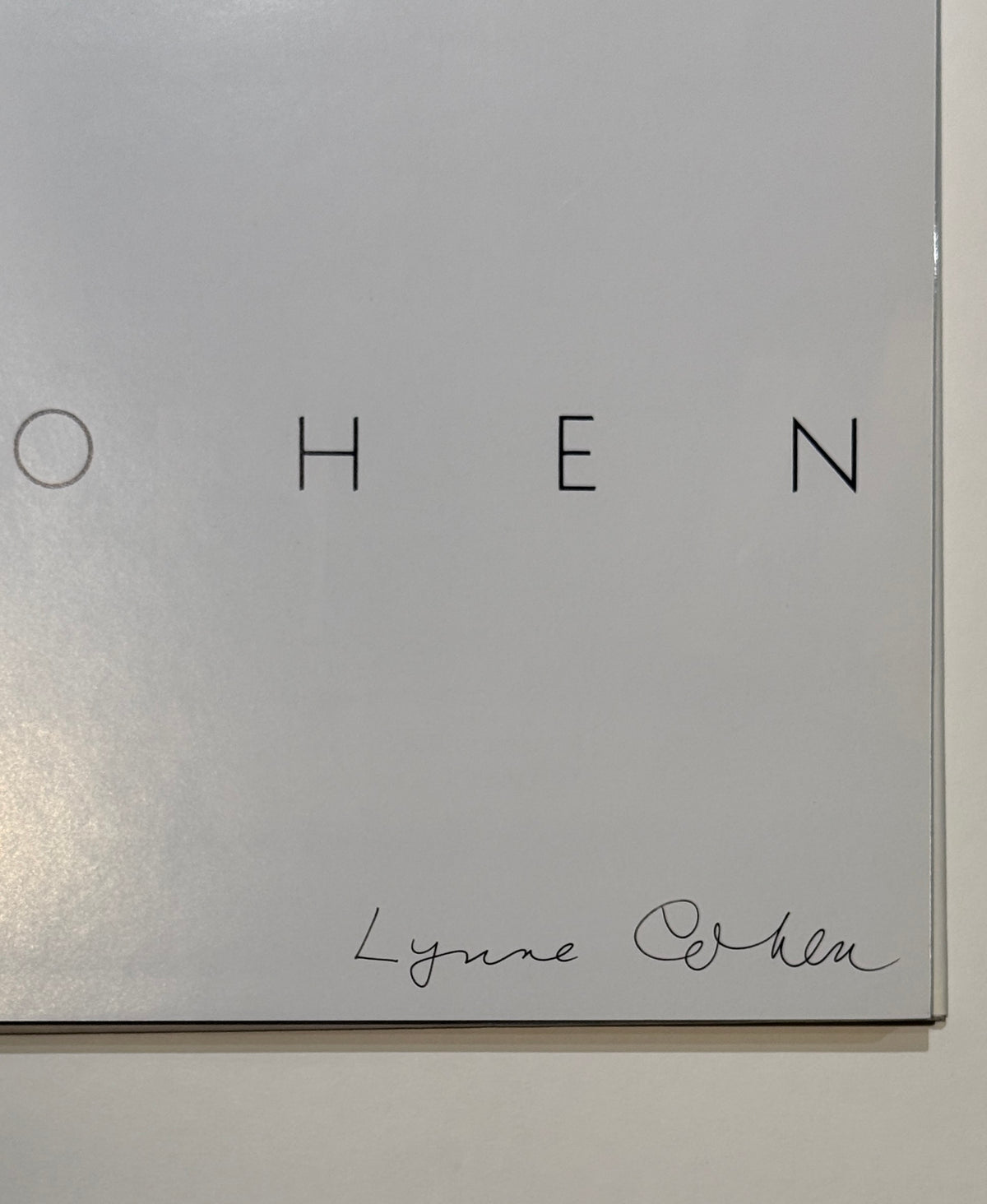 Cohen, Occupied Territory