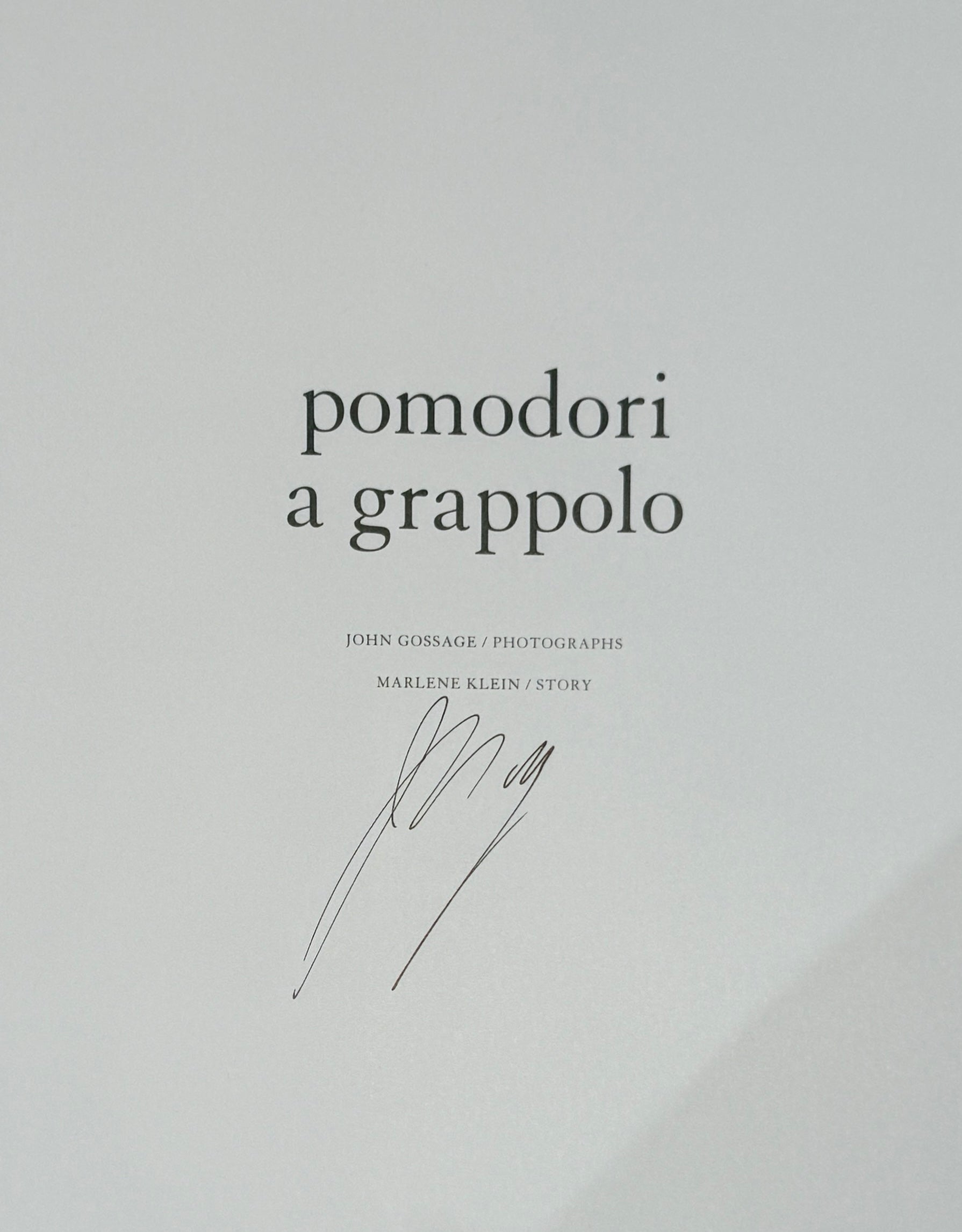 Gossage, pomodori a grappolo