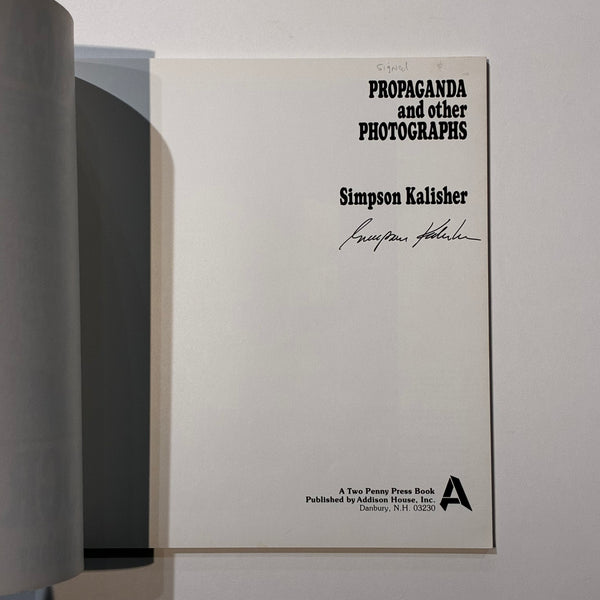 Kalisher, Propaganda and Other Photographs