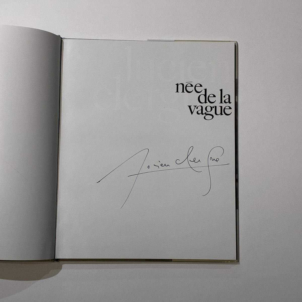 Clergue, Née de la Vague