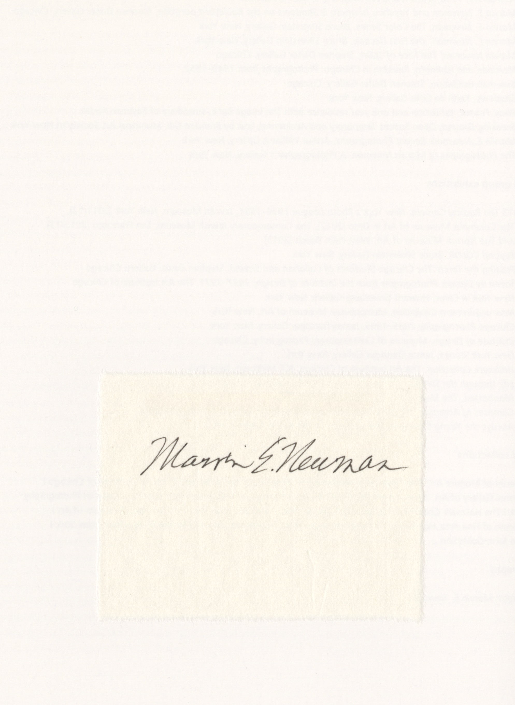 Newman, Early Black & White