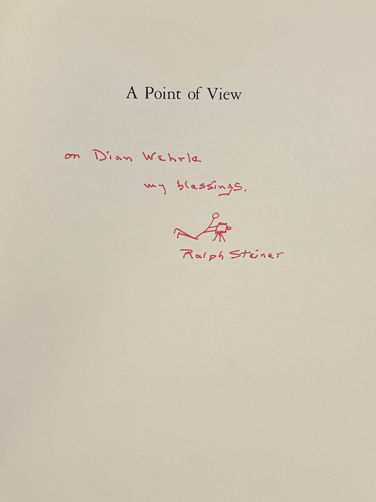 Steiner, A Point of View